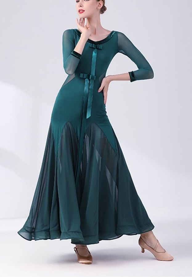 G-399 왈츠 의상 여성 모던 댄스복 라인댄스 드레스